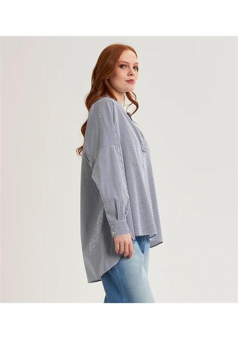 Blusa da donna in cotone a righe ALESSIA SANTI | Bluse | 511SD45042519037-01